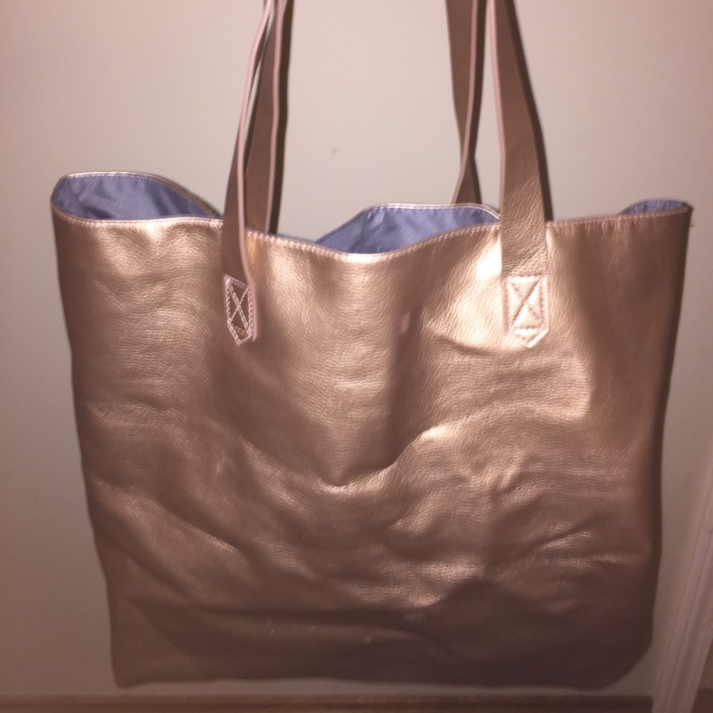 Bag with matching makeup bag